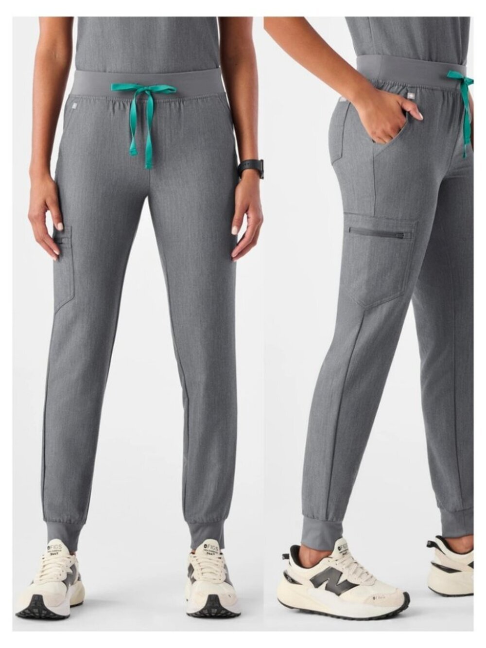 FIGS Zamora Jogger Scrub Pants Size XS Graphite